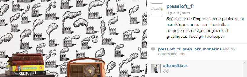 Partage d'un visuel Incréation par Press Loft sur Instagram
