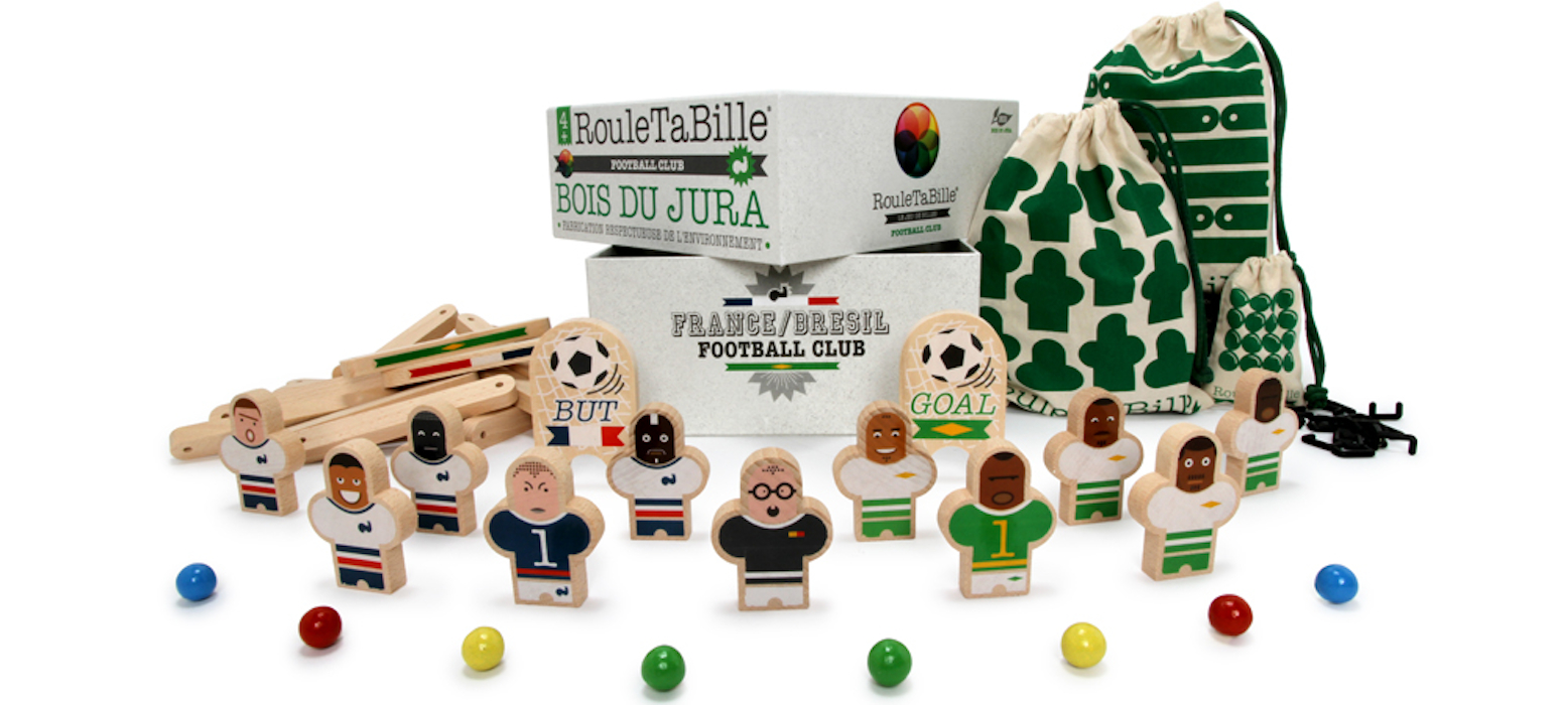 Jeu en bois France Brésil Football Club chez Utile Futile