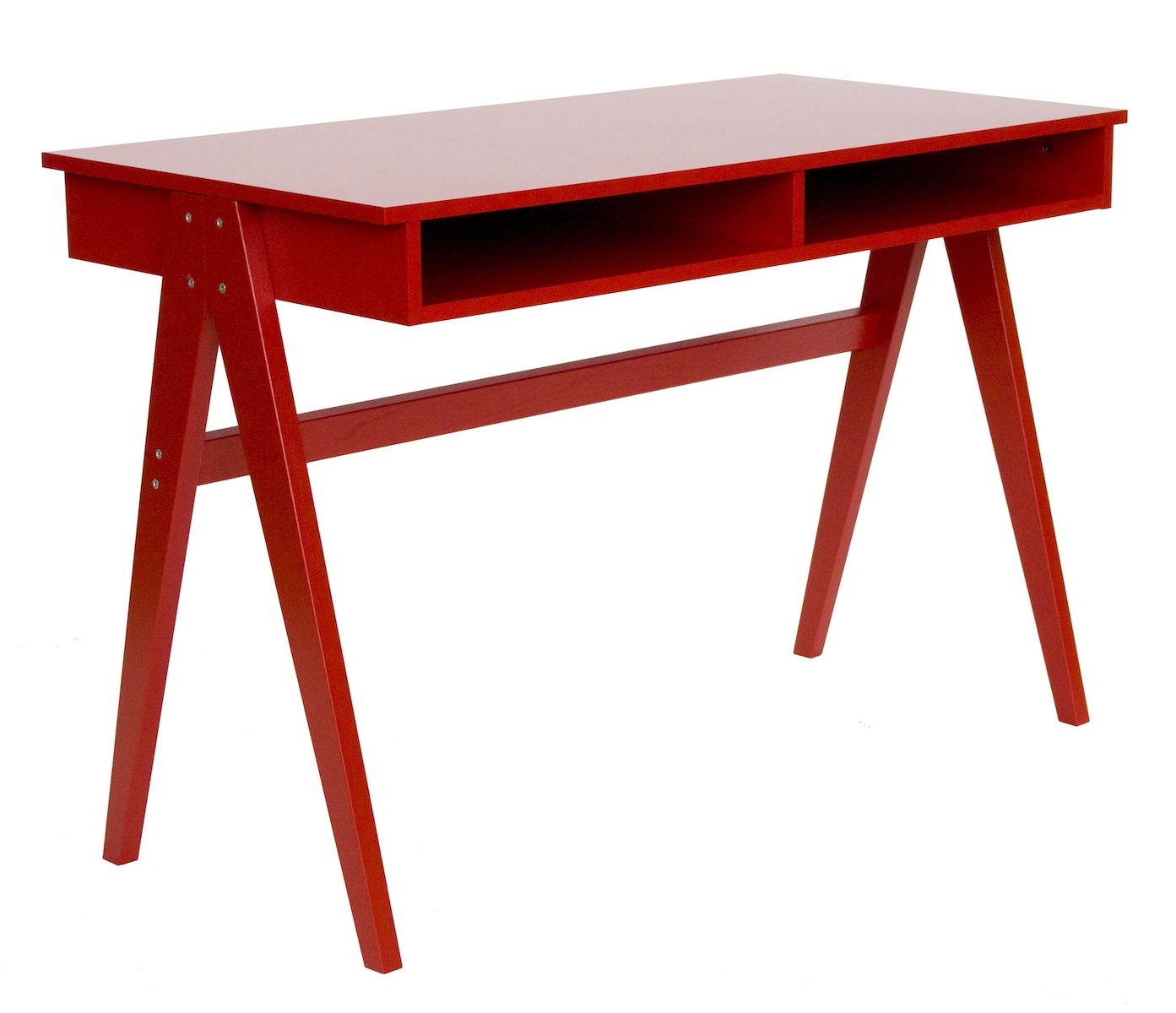 Schreibtisch Cubo in Rot von CADA Design designbotschaft GmbH